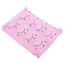 TOVINANNA 4pairs Decorative Faux Eyelashes Accents for Stage and Festival Makeup Realistic Design for Captivating Look for Cosplay Parties and Special Occasions