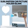 Sublimation Photo Car Visor Clip