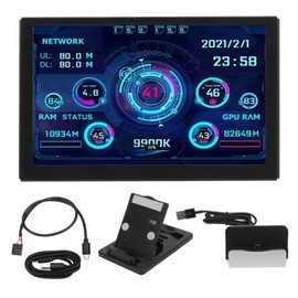 5in IPS USB Mini Screen Computer Temp Monitor PC Sensor Panel Dynamic Display Monitor PC CPU RAM HDD Data Monitor