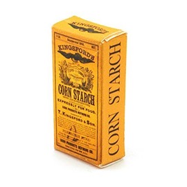 MyTinyWorld 2 x Dolls House Miniature Corn Starch Box From 1900s