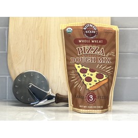 Nutmeg State Pizza Company Organic Whole Wheat Pizza Dough Mix - Makes 3 Crusts for Homemade Pizzas