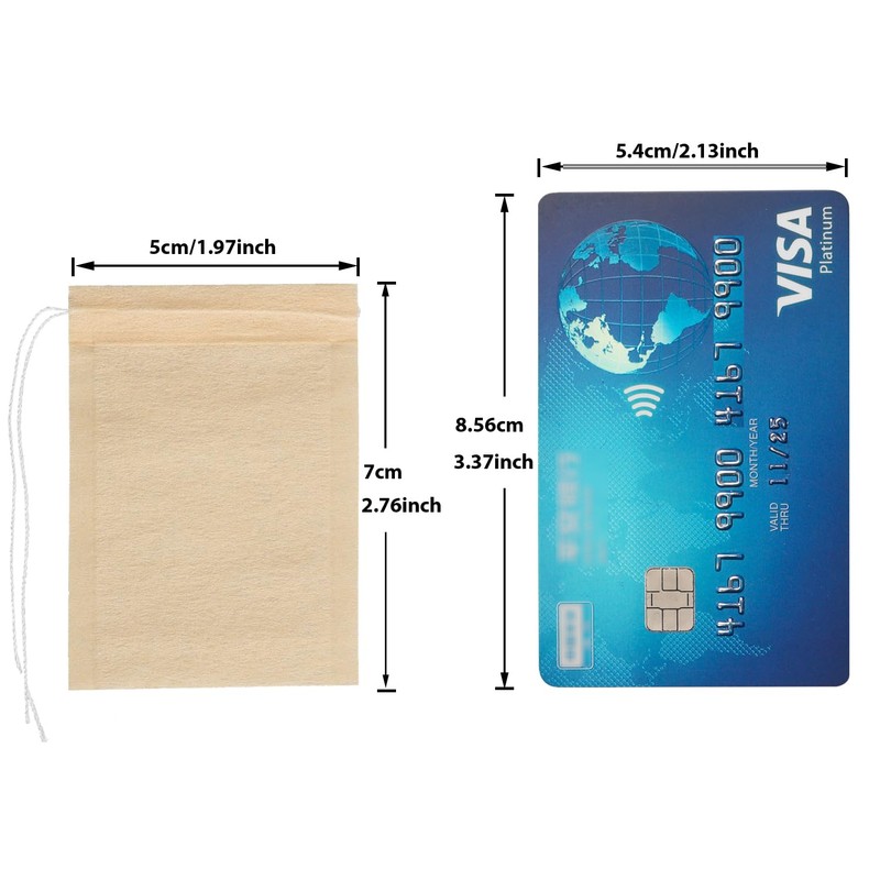 Eketirry 100pcs Disposable Tea Bags for Loose Tea, Small Empty