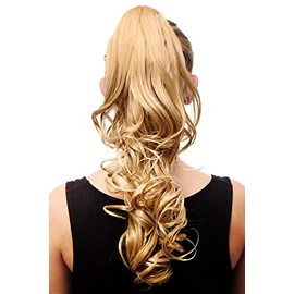 WIG ME UP - C-128-611B Haarteil/Zopf, blond, gelockt ca. 45 cm