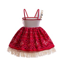 Xefenki 2024 New Princess Costume for Girls Toddler Deluxe Lace Tutu Dress With Necklace and Hairpin