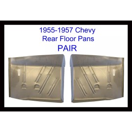 ClassicParts4u 1955 1956 1957 CHEVY Bel Air  150 & 210 SERIES REAR FLOOR PANS  NEW PAIR!!