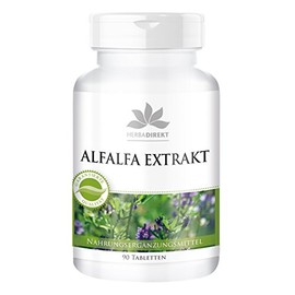 Alfalfa Tablets - Alfalfa Extract 4:1 (Medicago sativa) - 90 Tablets