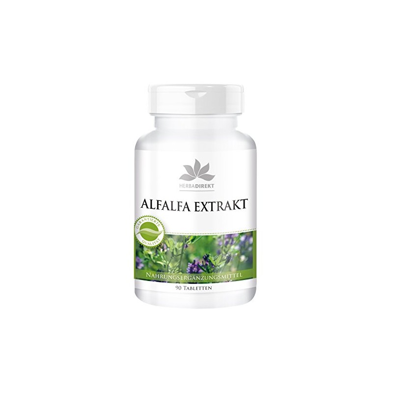 Alfalfa Tablets - Alfalfa Extract 4:1 (Medicago sativa) - 90