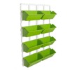 WANLECY 8 Pockets Vertical Planters Indoor Outdoor Living Wall Mounted