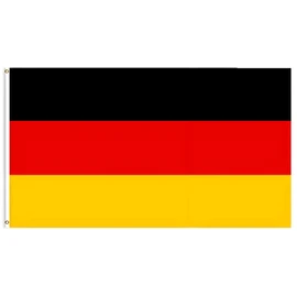 GSYLPFT Germany Flags for Outside 3x5 German Flag Outdoor Vivid Color Fade Resistant Double Stitched Germany flag with Brass Grommets