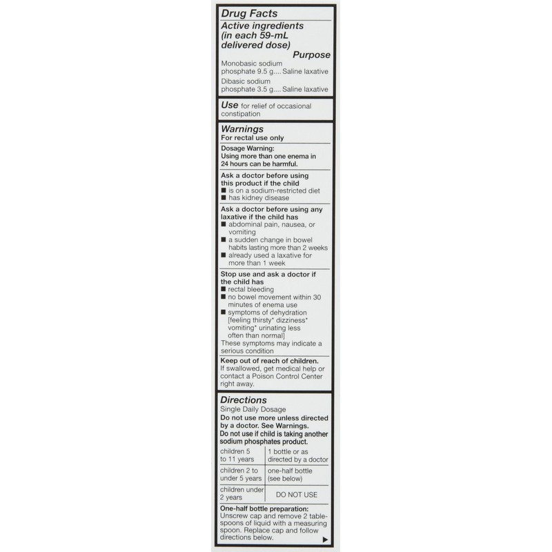 PEDIA-LAX Children's Enema, 2 pk