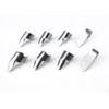 Honbay 6 Metal Finger Picks + 2 Thumb Picks Set