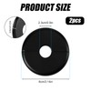 2pcs Wall Split Flange, ABS Round Escutcheon Plate Plumbing Cover