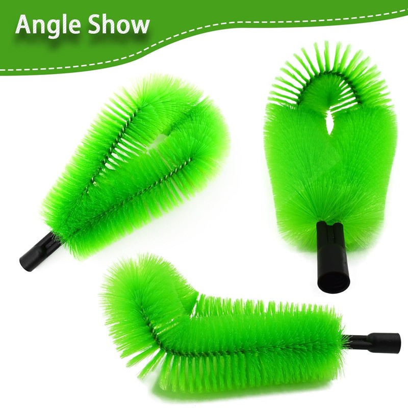 2 Pcs Gutter Cleaning Brush Roofing Tool Rain Gutter Guard
