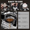 LPZMPZ Pack of 500 Filter Paper Coffee Filters Round Unbleached