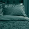 Catherine Lansfield Art Deco Pearl Quilted Pillow sham Pair Teal