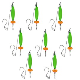 Catfish Rig for Catfishing, Santee Cooper Rig, Catfish Bait Floats for Bank Fishing, Chunky Rigs, Catfish Equipment (Green-8pcs, Extra Large-3in)