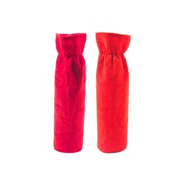 Ole Baby® Cute Color Velvet Bottle Cover with Mother Tote. It can Hold Upto 180 ml Feeding Bottle Pack of 2 Bottle Cover.