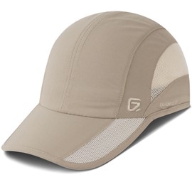 GADIEMKENSD Quick Drying Breathable Running Outdoor Hat Only, khaki