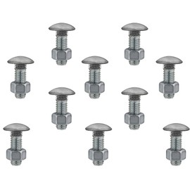 10 7/16-14 x1-1/4" Stainless Capped Bumper Bolts & Nuts
