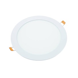 JANDEI - Recessed LED Downlights, 18W, 1440 Lumen, Round Shape, Recessed Hole Ø 200- Ø 205 mm, Extra-Flat 13 mm Depth, Light Color Warm White 3000K, Transformer Included