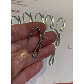 Rowley 1.38” Pin Drapery Curtain Hooks Pinch Pleat Drape 10 Pieces DPHD