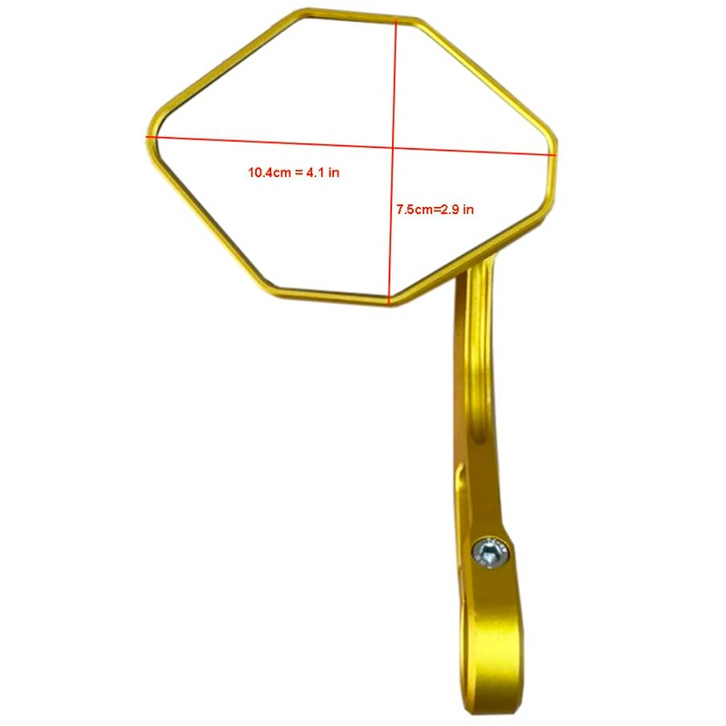 Hafny 2024 NEW Motorcycle Bar End Mirror, CNC Alloy Aluminum