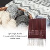 18Pcs Crochet Needle Comfortable Grip Aluminum Material Portable Sweater Needle