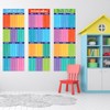 CHUNNIN 4 Pcs Large Educational Math Posters Banner Multiplication Division
