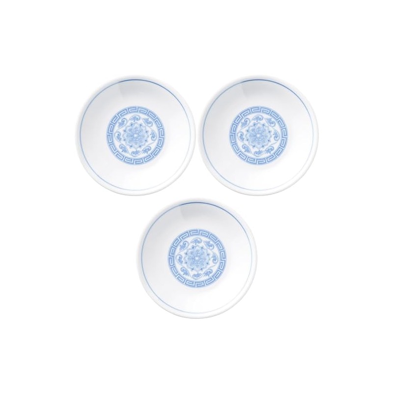 Set of 3, Peony Phoenix 4.0 Plates, 5.1 x 0.9