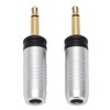 3.5mm Repair Plug Solder Type Gold Plated Replacement Mono Male