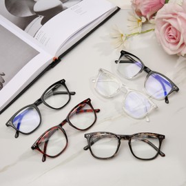Dolarosey Reading Glasses For Women Men,Blue Light Spring Hinge Readers,Classic Pattern Print Computer Eyeglasses,Cheaters(1.75)
