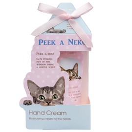 Cozy Company 172823 Hand Cream, Sweet Flowers, 0.7 oz (20 g), Comes in a Gift Box, Hand Care, Cats, Cosmetics, Birthdays, Women, Peeks, Pink, Gift Present