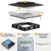 btfarm 4x4 Solar Post Cap Lights Outdoor, 16 Pack Deck