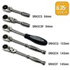SK11 Ratchet Handle with Grip, Socket Size 6.35mm (1/4 inch)