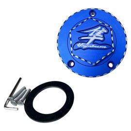 Blau Motorrad Gasdeckel aus Aluminium Kompatibel mit Suzuki Hayabusa GSXR1300 2008-2020