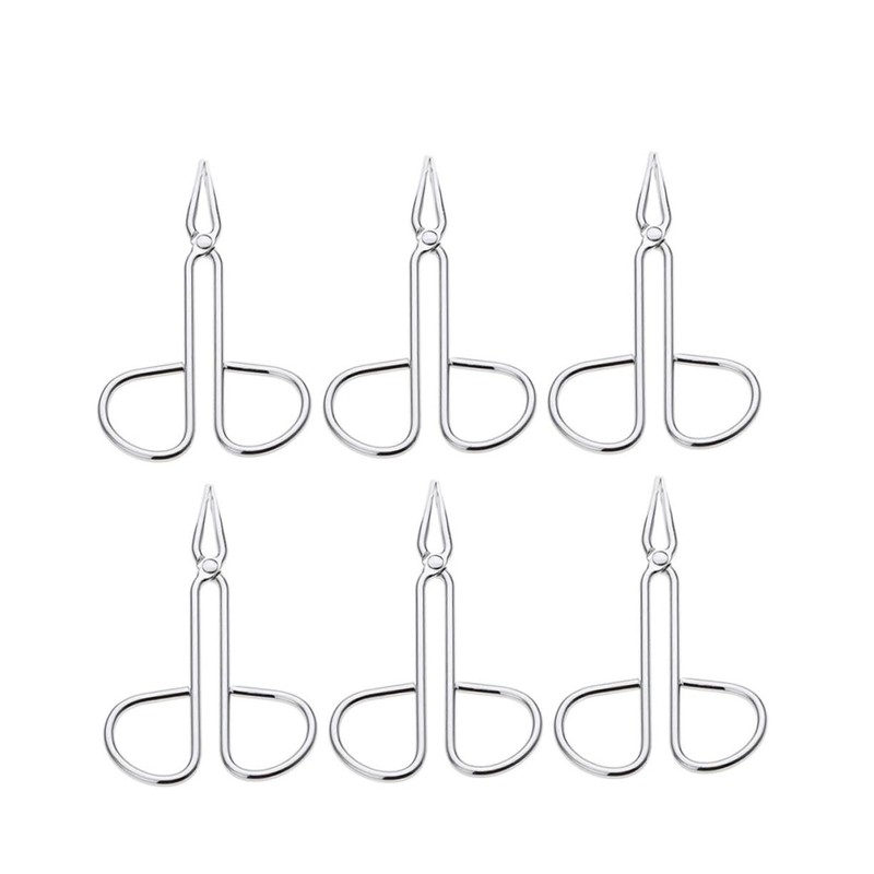 Ipetboom 1 Set 6pcs Tweezer Eyebrow Women Ladies Fine Kits