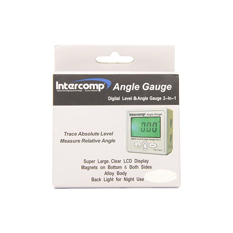 Intercomp 102144 Digital Angle Gauge with Magnetic Base