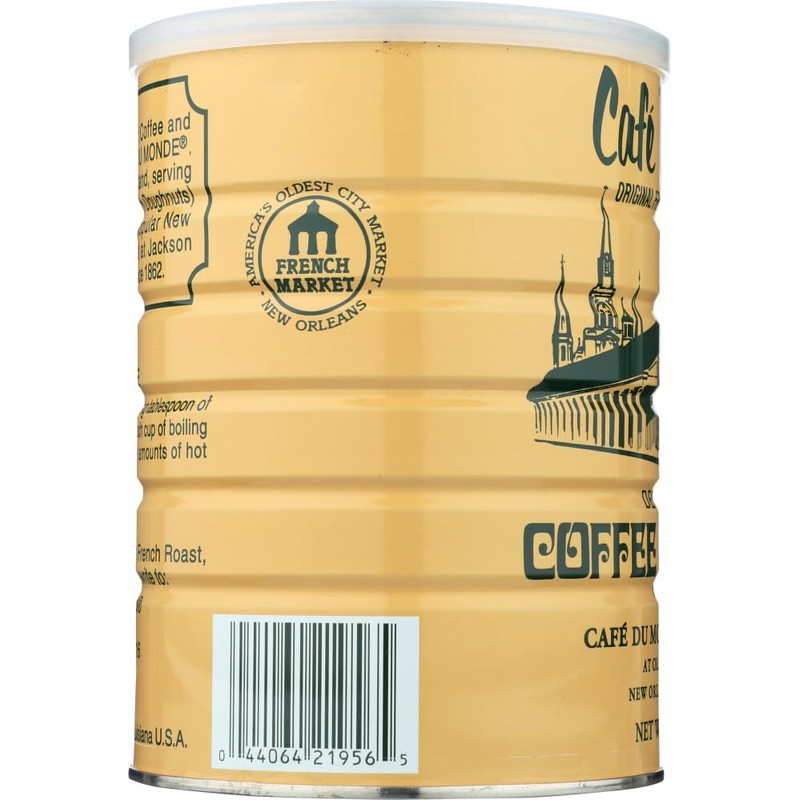 Cafe Du Monde Chicory Decaffeinated Coffee, Net Wt. 13 oz