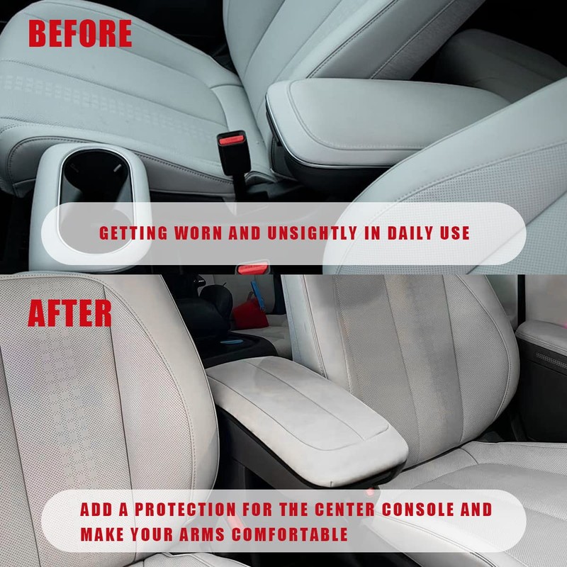BestEvMod for Ioniq5 Center Console Armrest Pad Cover Morse Code