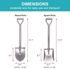31.5 Inch Short Garden Shovel for Digging in The Yard,