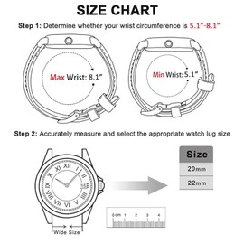 Tobfit 22mm Quick Release Watch Band for Women Men, Silicone Watch Strap Soft Rubber Adjustable Replacement Wristband, Black