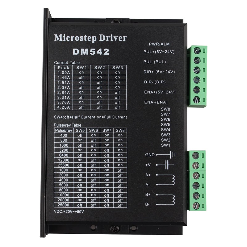 Jopto CNC Digital Microstep Driver DM542 Stepper Motor Driver Controller