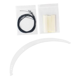 Healvian 2sets Flexible Eyebrow Ruler Transparent Measurement Tool for Symmetrical Brows for Makeup Artists and Beginners and Easy to Use Accessory