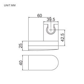 Ibergrif M20403 Shower Head Holder, Silver