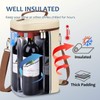 Kato Tirrinia Insulated Wine Cooler Bag, 4 Bottles Cooler Bag,