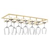 Xverycan Wine Glass Rack Under Cabinet, 6 Row Extreme Large