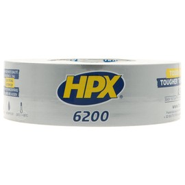 HPX 441530 6200 Duct Tape, 50 mm x 50 m, Silver