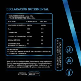 Cla  Carnitina 1kg Anubis 100 Servs Pre Entreno Sabores                                                                                               