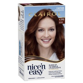 Clairol Nice N Easy 4.5RB Natural Reddish Brown Permanent Hair Colour