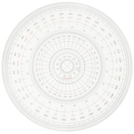ウチダ 全円分度器 15cm 1-822-0001